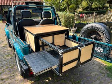 Uitschuifbare keuken / camperbox voor Suzuki Samurai beschikbaar voor biedingen