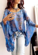 Mooie zijden Ibiza Bohemian tuniek One Size, Ophalen of Verzenden, Zo goed als nieuw