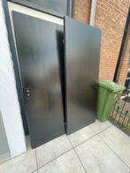 2 gratis opdekdeuren zwart, Ophalen, Gebruikt, 80 tot 100 cm, Binnendeur