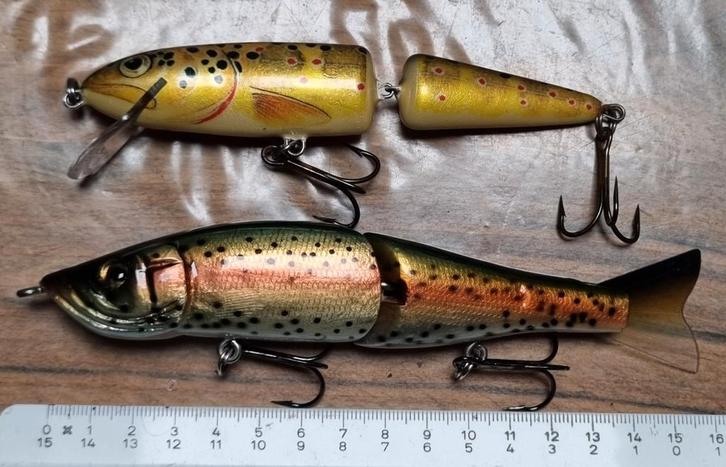 2 jointed swimbaits Salmo whitefish J en N"Gage J Kunstaas, Watersport en Boten, Hengelsport | Roofvissen, Zo goed als nieuw, Overige typen