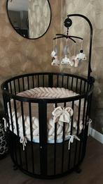 Zwarte ronde box inclusief alle toebehoren, Ophalen of Verzenden, Zo goed als nieuw, Rond