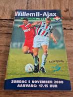 WILLEM II  - AJAX, Verzamelen, Sportartikelen en Voetbal, Ophalen of Verzenden, Ajax