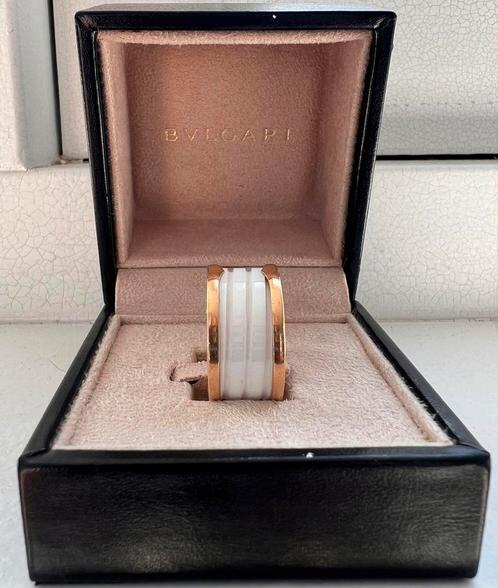 Bvlgari ring rosé goud 18krt. incl. certificaat, Sieraden, Tassen en Uiterlijk, Ringen, Gebruikt, Dame, 17 tot 18, Goud, Ophalen of Verzenden