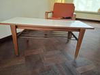 Retro Vintage Salon Tafel, Huis en Inrichting, Tafels | Salontafels, Ophalen, Gebruikt, 50 tot 100 cm, 100 tot 150 cm