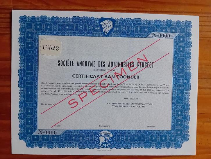 Peugeot, Verzamelen, Automerken, Motoren en Formule 1, Zo goed als nieuw, Auto's, Ophalen of Verzenden