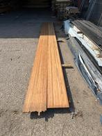 Meranti gelamineerd 28x400 6.50m, Tuin en Terras, Ophalen, Nieuw, 250 cm of meer, Planken