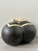 Studio keramiek dekseldoos handgevormd, Ophalen of Verzenden