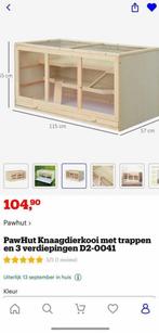 MOET WEG: PawHut hamsterhok/kooi zgan, 110 cm of meer, Hamster, Zo goed als nieuw, Hok