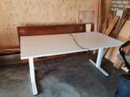 Izgst electrische zit-sta tafel/bureau, afmeting 180x90 cm, Huis en Inrichting, Bureaus, Ophalen, Gebruikt
