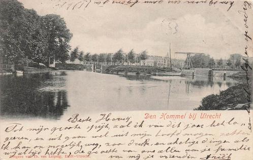 HE141 Den Hommel bij Utrecht 1902, Verzamelen, Ansichtkaarten | Nederland, Gelopen, Utrecht, Voor 1920, Verzenden