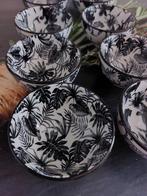 10 x vaatwasbestendige kommetjes zwart wit dia.mtr.9cm, Ophalen, Overige stijlen, Kom(men)