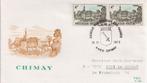 België 1973; Le Château Chimay - FDC Yvert 1686 (paar)., Postzegels en Munten, Postzegels | Europa | België, Gestempeld, Overig
