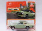 OPEL Kadett C GTE lichtgroen MatchBox Mattel Mint in Blister, Ophalen of Verzenden, Nieuw, Auto