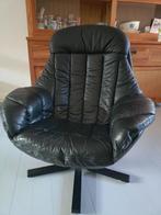 Deense vintage draaifauteuil jaren 60/70, Bramin, H.W. Klein, Huis en Inrichting, Ophalen, Scandinavisch, jaren 60/70, Zo goed als nieuw