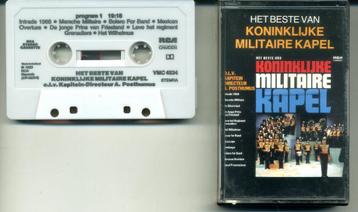 Het beste van Koninklijke militaire kapel 12 nrs cassette ZG beschikbaar voor biedingen