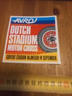 Avro dutch studium motor cross goffert stadion Nijmegen, Verzamelen, Ophalen of Verzenden, Zo goed als nieuw