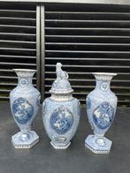 Kaststel lichtblauw, Gebruikt, Blauw, Aardewerk of Porselein, Ophalen of Verzenden