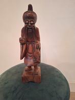 Hand carved wooden chinese fischermon, Ophalen of Verzenden