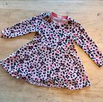 Leuk roze jurkje met panterprint maat 86-92, Kinderen en Baby's, Babykleding | Maat 86, Jurkje of Rokje, Meisje, Ophalen of Verzenden