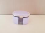 Tupperware paars lila ruimtespaarder vierkant, Ophalen of Verzenden, Gebruikt, Paars, Bus of Trommel