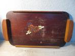 Antiek houten dienblad, Huis en Inrichting, Woonaccessoires | Dienbladen, Ophalen of Verzenden, Gebruikt, Rechthoekig, Hout