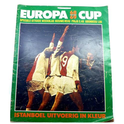 Voetbal EUROPA CUP periode 1967 t/m 1973, Verzamelen, Sportartikelen en Voetbal, Gebruikt, Boek of Tijdschrift, Ajax, Ophalen of Verzenden