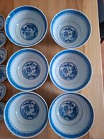 Chinees Porselein Kommen & Lepels Set Blauw-Wit, Antiek en Kunst, Ophalen