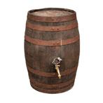 Houten Ton – Origineel Whiskyvat – Massief Eiken – €99, Tuin en Terras, Regentonnen, 150 liter of meer, Ophalen, Gebruikt, Hout