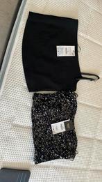 2 zwarte tops van Zara 1 met glitters maat l, Kleding | Dames, Tops, Ophalen of Verzenden, Nieuw, Zwart, Zonder mouw