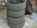 Winterbanden met velgen, Auto-onderdelen, Banden en Velgen, Gebruikt, 15 inch, Banden en Velgen, Personenwagen
