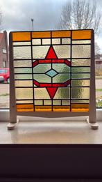 Glas in lood raamdecoratie, Doe-het-zelf en Verbouw, Glas en Ramen, Ophalen, Zo goed als nieuw, Minder dan 80 cm, Glas in lood