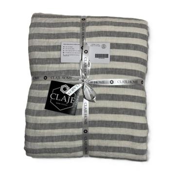 100% linnen kussenslopen 63x63 (set van 2) Big Stripes beschikbaar voor biedingen
