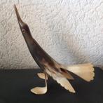 Mooie gesneden vogel uit hoorn, Ophalen of Verzenden