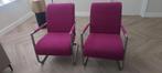 2 Moderne Fauteuils (Henders & Hazel), Huis en Inrichting, Fauteuils, Ophalen, Minder dan 75 cm, Zo goed als nieuw, Metaal