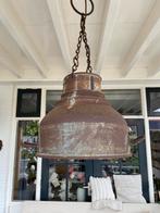 Gave industriele lamp gemaakt van een teems, Huis en Inrichting, Lampen | Hanglampen, Ophalen of Verzenden, Gebruikt, Minder dan 50 cm