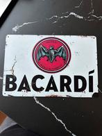 Mooi vintage bord van Bacardi 20x30, Ophalen of Verzenden, Reclamebord