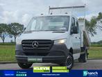 MERCEDES-BENZ SPRINTER 514 dub.cab kipper mbux!, Auto's, Bestelauto's, Gebruikt, Euro 6, 143 pk, Wit