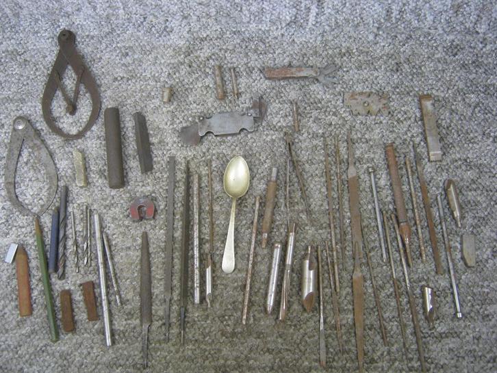 Passertjes, voeler maatjes, vijltjes, overig. Circa 30 stuks, Antiek en Kunst, Antiek | Gereedschap en Instrumenten, Verzenden