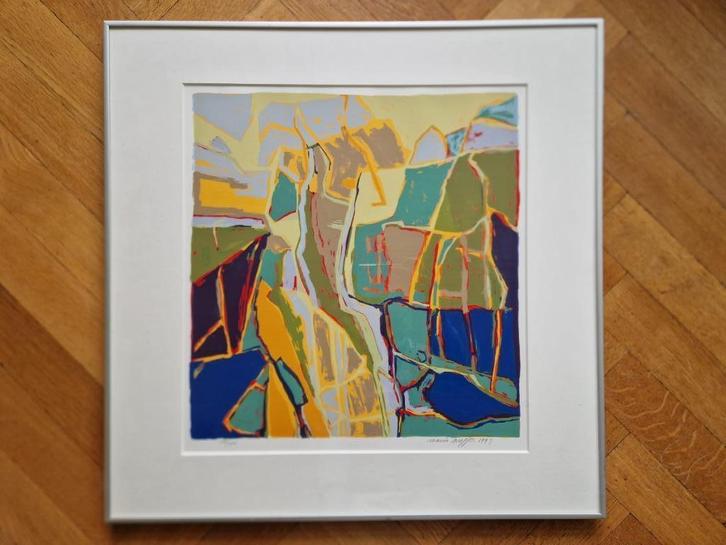 Maria Neefjes zeefdruk, Hongkong 1993, Antiek en Kunst, Kunst | Litho's en Zeefdrukken, Ophalen