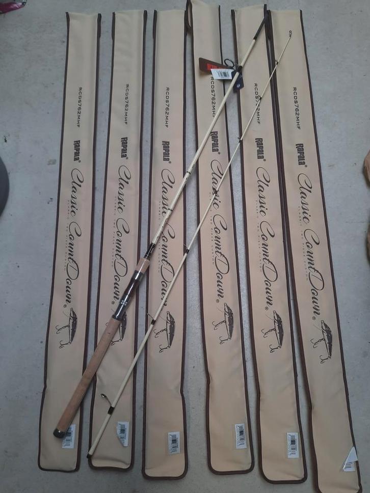 Rapala Classic Countdown 7.6ft MH 2.29m 14-42gr Spinhengel, Watersport en Boten, Hengelsport | Roofvissen, Nieuw, Werphengel, Ophalen of Verzenden