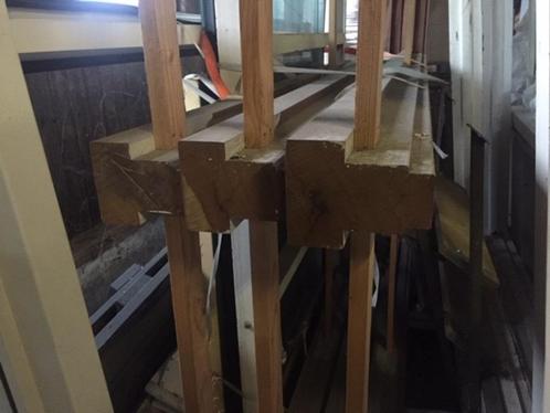 Nieuwe hardhouten kozijnen, Tuin en Terras, Palen, Balken en Planken, Nieuw, Hardhout, Ophalen