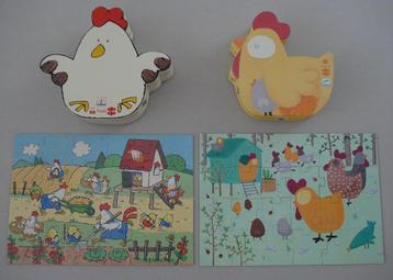Djeco puzzel Kip en Haan beschikbaar voor biedingen