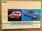 Autofolder/Brochure Austin Maestro Montego 1984, Ophalen of Verzenden, Nieuw, Overige merken