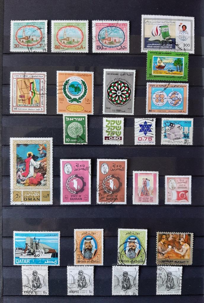 Verzameling Klassieke Postzegels Midden-Oosten Nr. 2 Gest, Postzegels en Munten, Postzegels | Azië, Gestempeld, Midden-Oosten