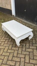 Koopje salontafel opiumtafel langwerpig wit, Ophalen, Gebruikt, 100 tot 150 cm, Minder dan 50 cm