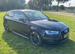 Audi A3 2.0 TDI 135KW 3D 2014 Zwart S-line, Auto's, 4 cilinders, Zwart, 24 km/l, 1600 kg
