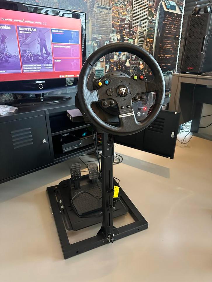 Thrustmaster TMX Force Feedback + Next Level Racing Stand, Spelcomputers en Games, Spelcomputers | Overige, Gebruikt, Ophalen