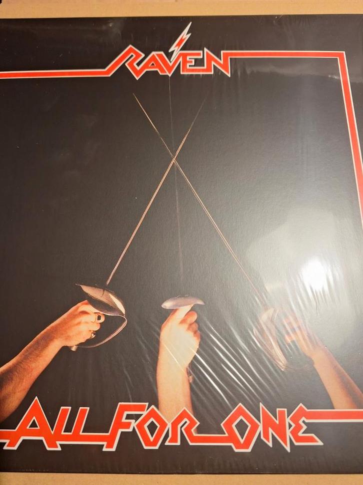 Raven: All for one 2 lp rood vinyl, Cd's en Dvd's, Vinyl | Hardrock en Metal, Zo goed als nieuw, Verzenden
