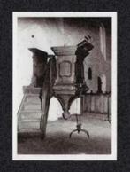 Foto Uithuizermeeden Oldenzijl Kerk Interieur Preekstoel., Verzenden, Foto, Zo goed als nieuw, 1940 tot 1960