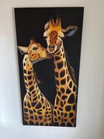 Schilderij Giraffe Canvas, Ophalen, Zo goed als nieuw
